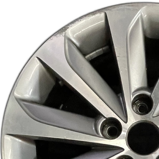 17" SONATA 15 17x7 exposed lug nuts Original OEM Wheel Rim - Angle View