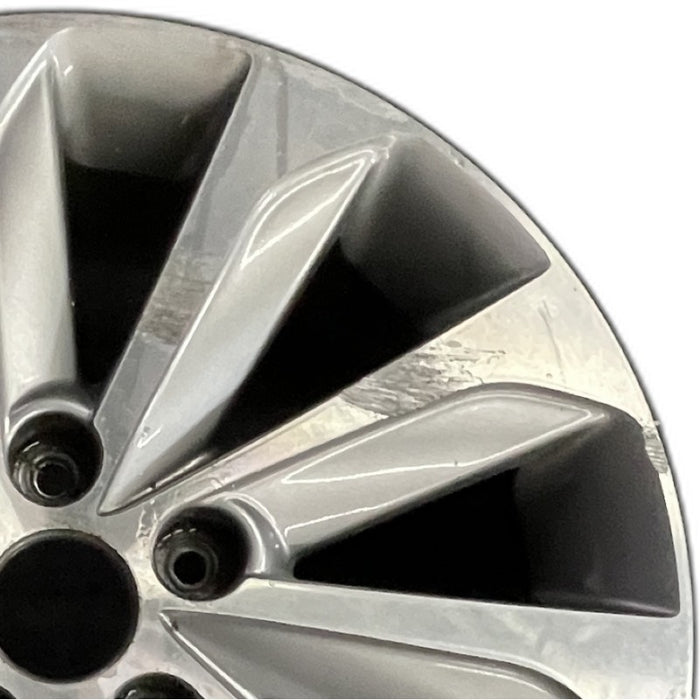 17" SONATA 15 17x7 exposed lug nuts Original OEM Wheel Rim - Side Profile