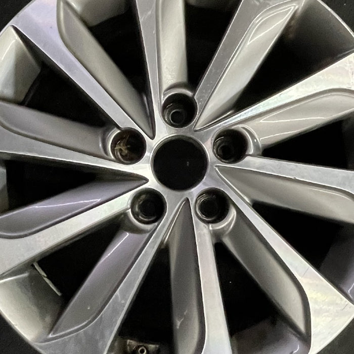 17" SONATA 15 17x7 exposed lug nuts Original OEM Wheel Rim - Angle View