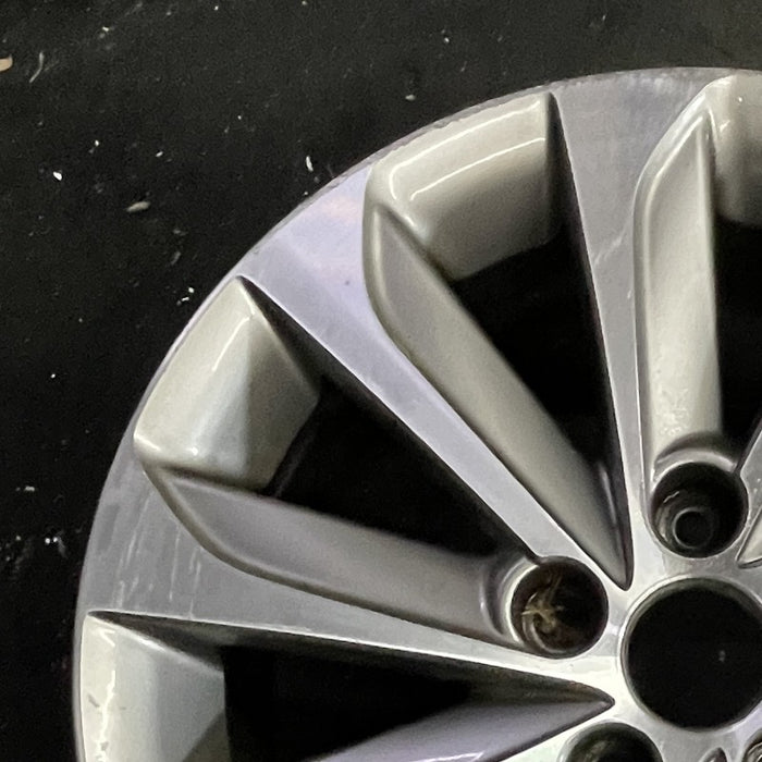 17" SONATA 15 17x7 exposed lug nuts Original OEM Wheel Rim - Side Profile