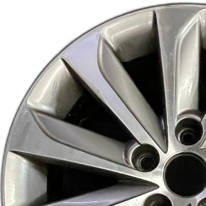 17" SONATA 15 17x7 exposed lug nuts Original OEM Wheel Rim - Angle View