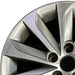 17" SONATA 15 17x7 exposed lug nuts Original OEM Wheel Rim - Angle View