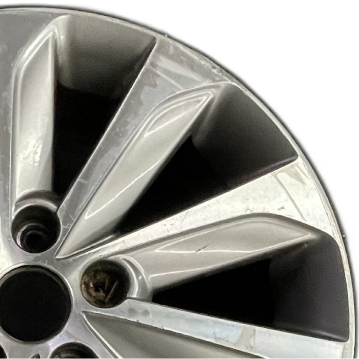 17" SONATA 15 17x7 exposed lug nuts Original OEM Wheel Rim - Side Profile