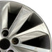 17" SONATA 15 17x7 exposed lug nuts Original OEM Wheel Rim - Side Profile