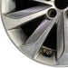 17" SONATA 15 17x7 exposed lug nuts Original OEM Wheel Rim - Back View
