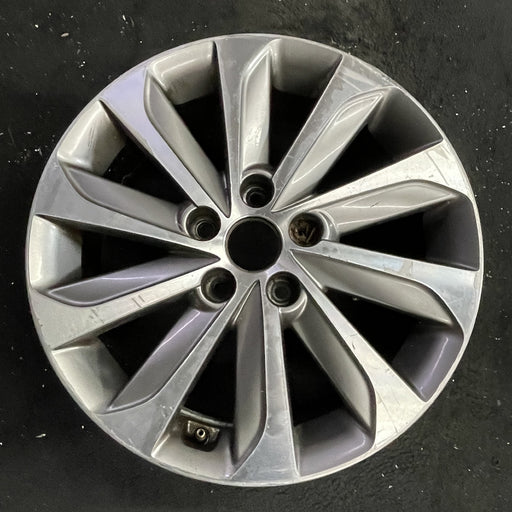 17" SONATA 15 17x7, exposed lug nuts, w/o Original OEM Wheel Rim - MACHINED GREY - Additional View