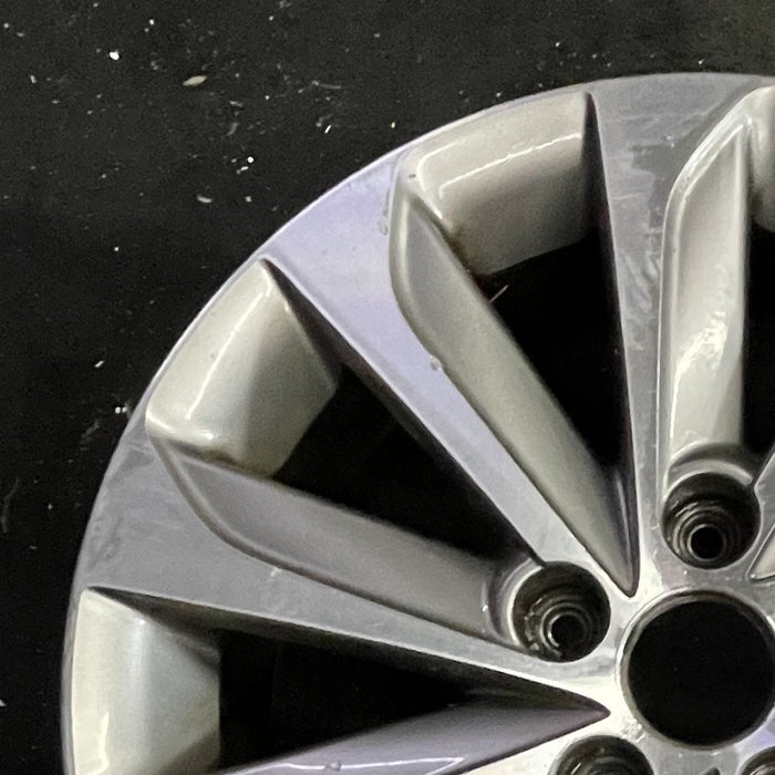 17" SONATA 15 17x7 exposed lug nuts Original OEM Wheel Rim - Side Profile
