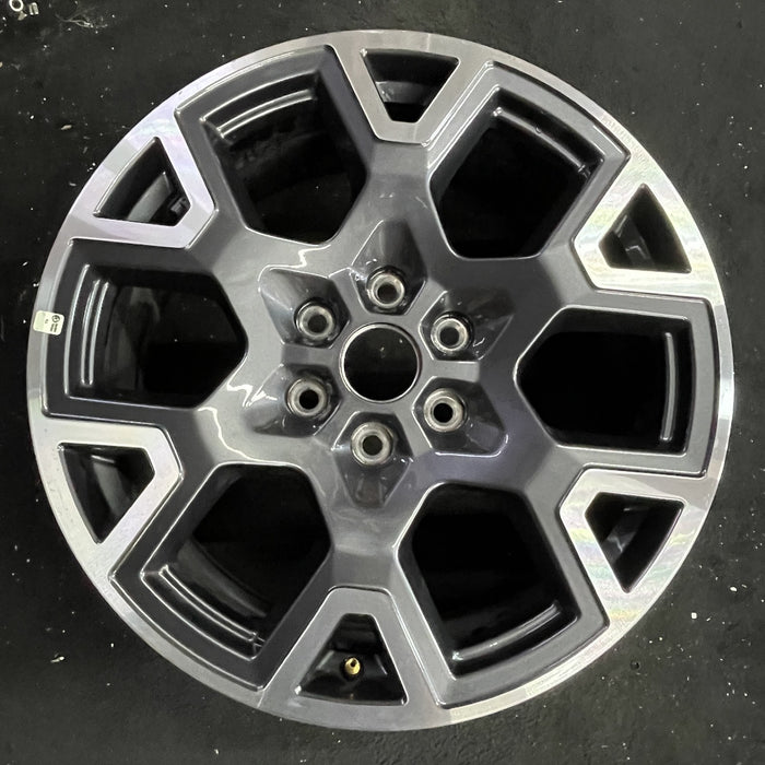20" FORD F150 PICKUP 25 20x8.5, , single spoke, , silver Original OEM Wheel Rim - Angle View