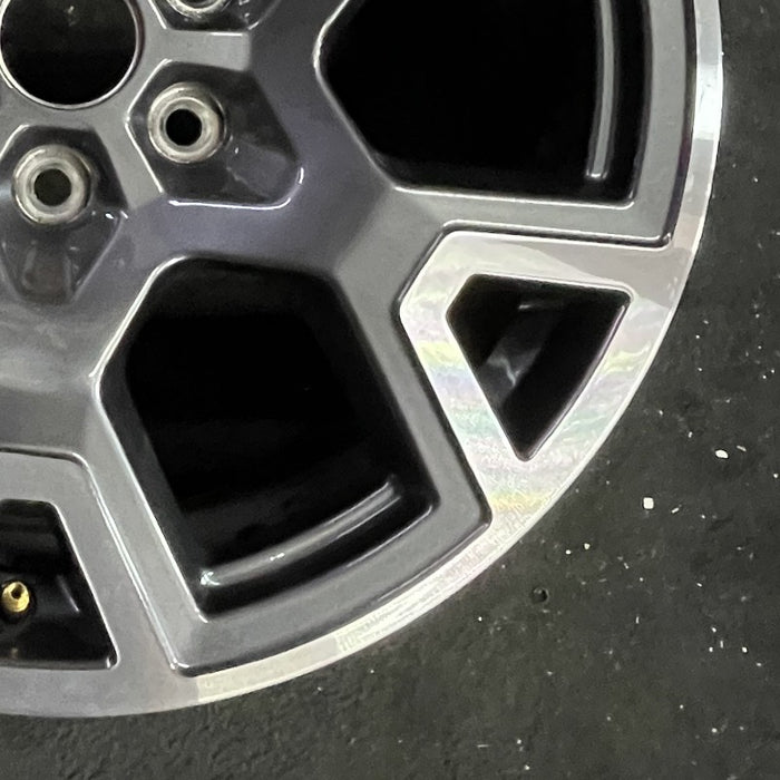 20" FORD F150 PICKUP 25 20x8.5 6 spoke single spoke Y spoke silver Original OEM - Back View