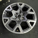 20" FORD F150 PICKUP 25 20x8.5, , single spoke, , silver Original OEM Wheel Rim - Side Profile