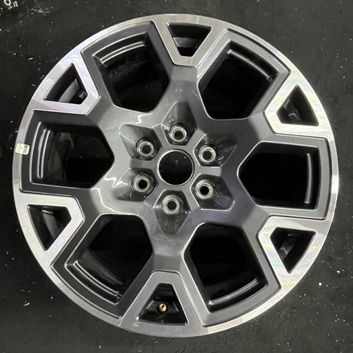 20" FORD F150 PICKUP 25 20x8.5, , single spoke, , silver Original OEM Wheel Rim - Angle View