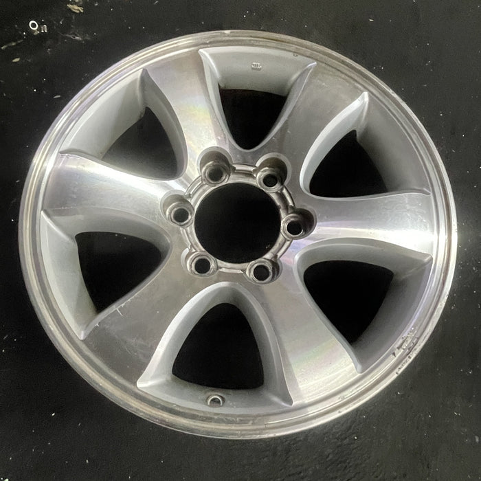 17" 4 RUNNER 03-09 17x7.5, 6 spoke Original OEM Wheel Rim - Side Profile