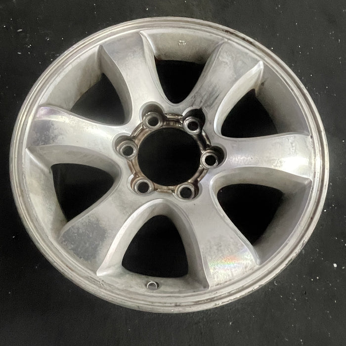 17" 4 RUNNER 03-09 17x7.5, 6 spoke Original OEM Wheel Rim - Side Profile