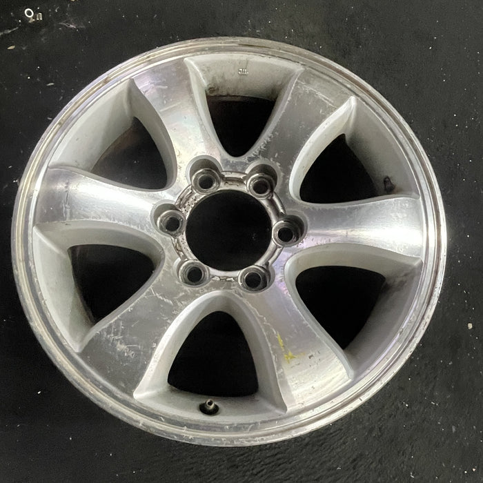 17" 4 RUNNER 03-09 17x7.5, 6 spoke Original OEM Wheel Rim - Side Profile