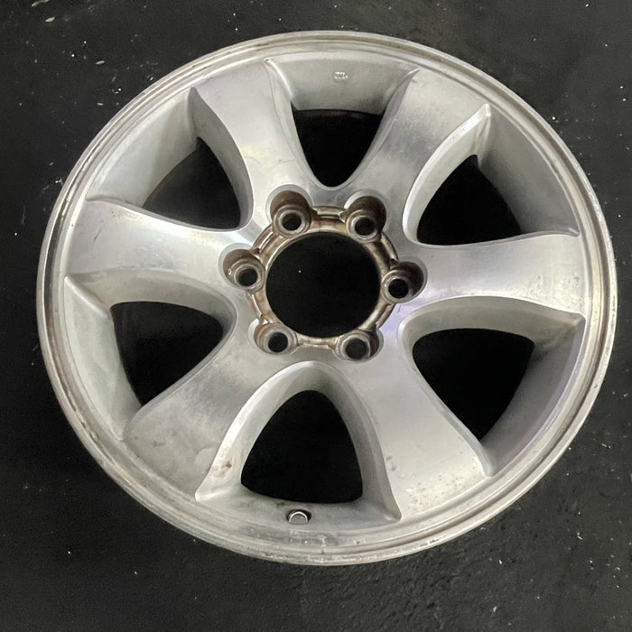 17" 4 RUNNER 03-09 17x7.5, 6 spoke Original OEM Wheel Rim - Side Profile