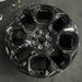 24" SUBURBAN 1500 25 24x9.5, 8 holes, black Original OEM Wheel Rim - Angle View