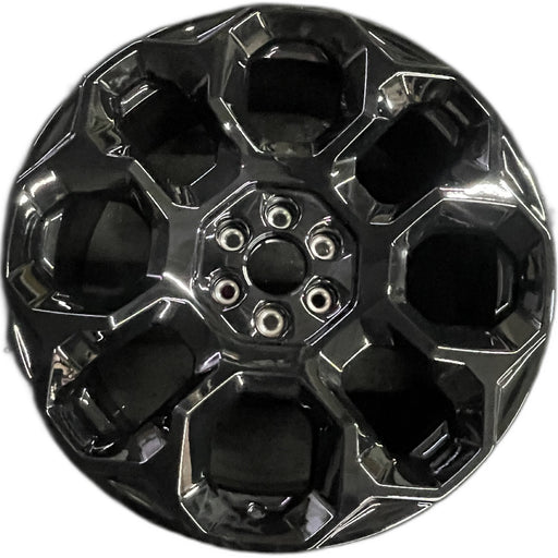 24" SUBURBAN 1500 25 24x9.5, 8 holes, black Original OEM Wheel Rim - Front View