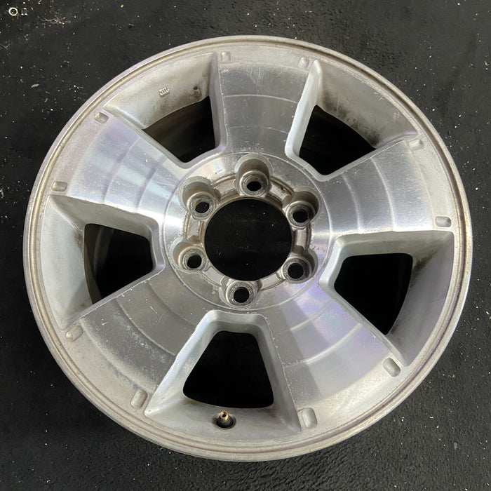 17" 4 RUNNER 03-09 17x7.5, 5 spoke Original OEM Wheel Rim - Side Profile