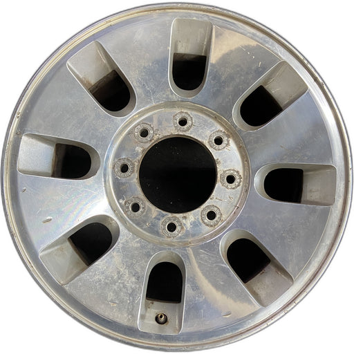 18" FORD F250SD PICKUP 08 18x8 , 8 slots, , rounded off slots Original OEM - Front View
