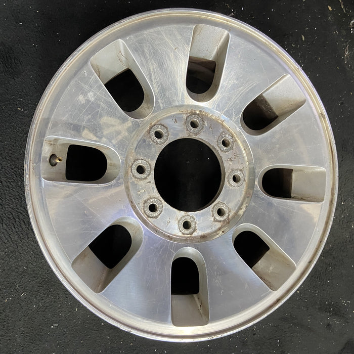 18" FORD F250SD PICKUP 08 18x8 , 8 slots, , rounded off slots Original OEM - Side Profile