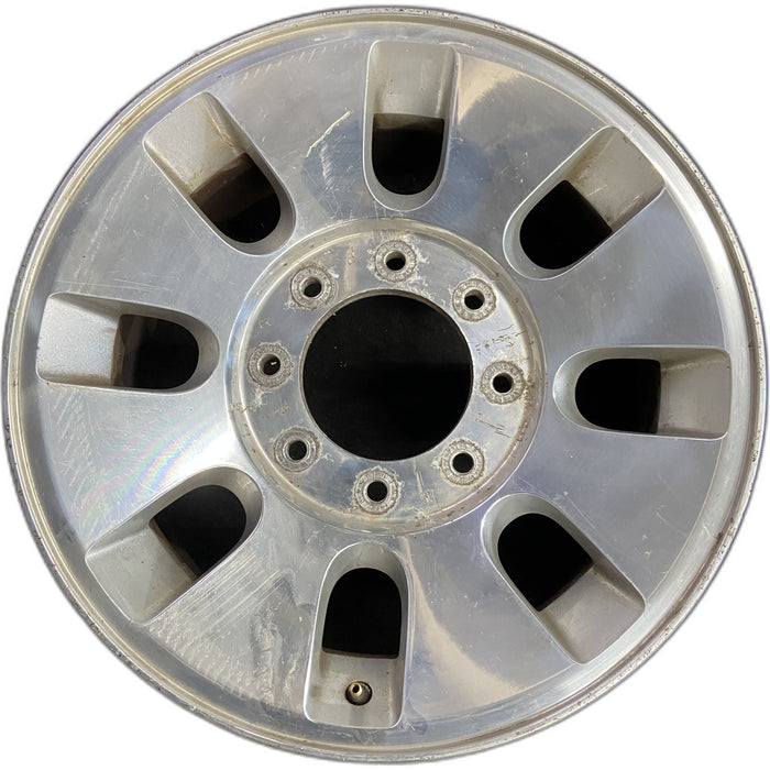 18" FORD F250SD PICKUP 08 18x8 , 8 slots, , rounded off slots Original OEM - Front View