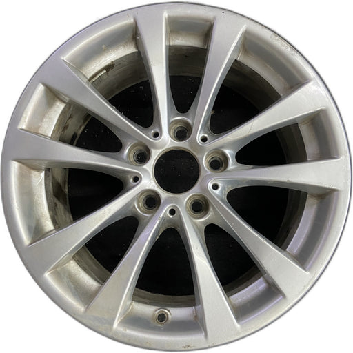 17" BMW 320i 12-13 , 17x7.5 , 5 spoke, V spoke, narrow spoke edge Original OEM - Front View