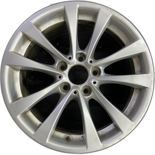 17" BMW 320i 12-13 , 17x7.5 , 5 spoke, V spoke, narrow spoke edge Original OEM - Front View