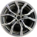 19" BMW X1 21-22 19x8 , 5 V spoke Original OEM Wheel Rim - Front View