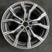19" BMW X1 21-22 19x8 , 5 V spoke Original OEM Wheel Rim - Angle View