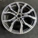 19" BMW X1 21-22 19x8 , 5 V spoke Original OEM Wheel Rim - Side Profile