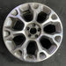 17" FIAT 500 14-15 4 Dr, 17x7 , 7 spoke, Y spoke design, machined finish - Angle View