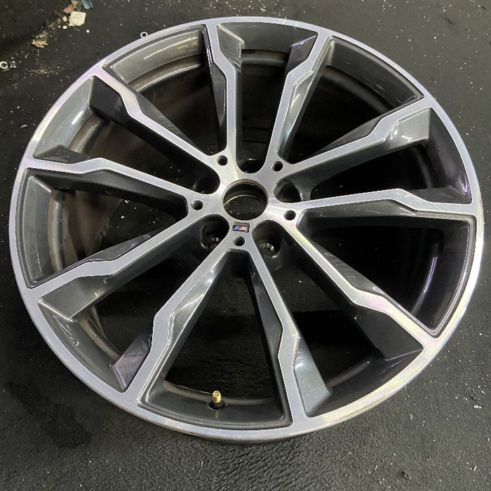 20" BMW X3 18-20 20x9.5 alloy rear 5 spoke Y spoke design Original OEM Wheel Rim - View 7