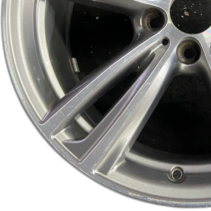 19" BMW 320i 14-15 19x8.5, 5 twin spokes Original OEM Wheel Rim - Back View