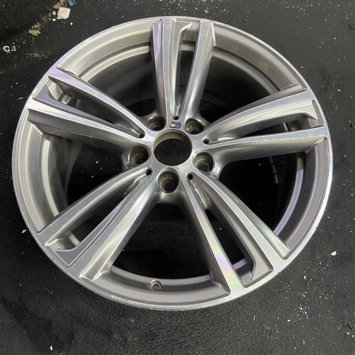 19" BMW 320i 14-15 19x8.5, 5 twin spokes Original OEM Wheel Rim - View 7