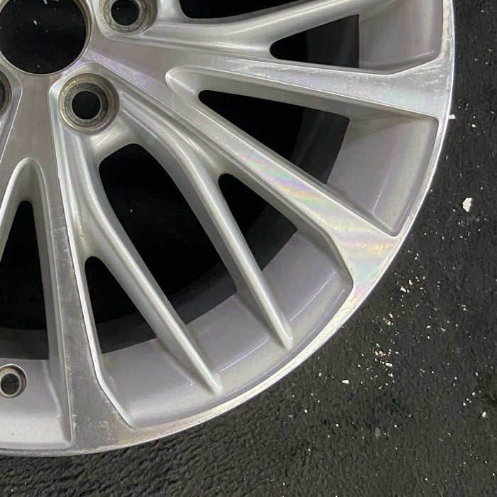 18" CAMRY 18-20 18x8 alloy 20 spoke silver Original OEM Wheel Rim - Back View