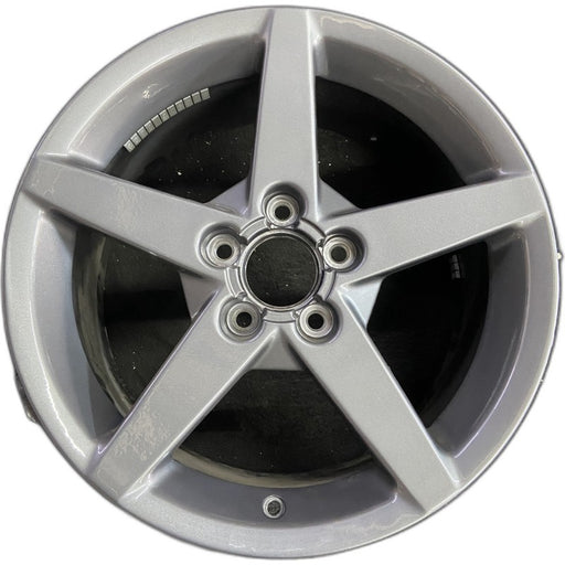 19" CORVETTE 05-07 19x10 , 5 spoke, gunmetal Original OEM Wheel Rim - Front View