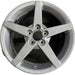 19" CORVETTE 05-07 19x10 , 5 spoke, gunmetal Original OEM Wheel Rim - Front View