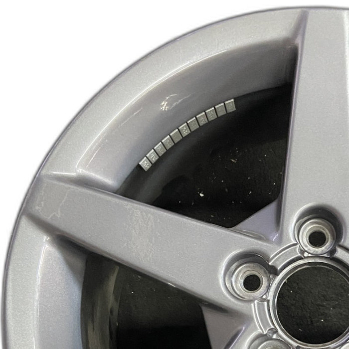 19" CORVETTE 05-07 19x10 , 5 spoke, gunmetal Original OEM Wheel Rim - Angle View