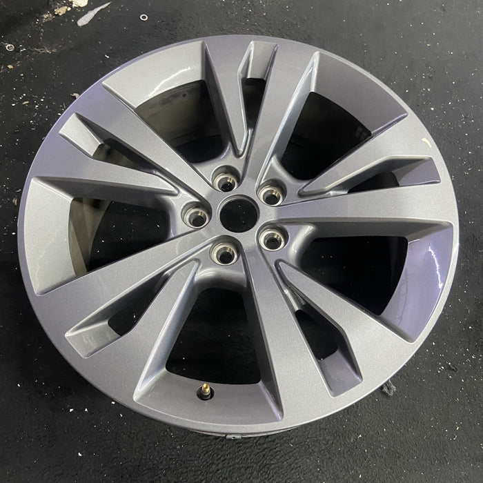 20" EXPLORER 20-21 20x8, , , machined face with pockets Original OEM Wheel Rim - Side Profile