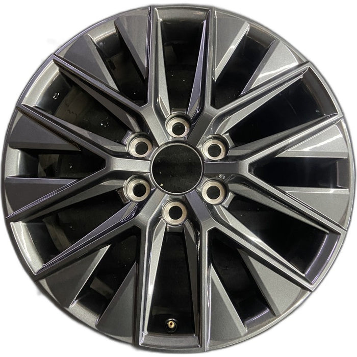 20" GX550 24 20x7.5 alloy dark gray Original OEM Wheel Rim - Front View