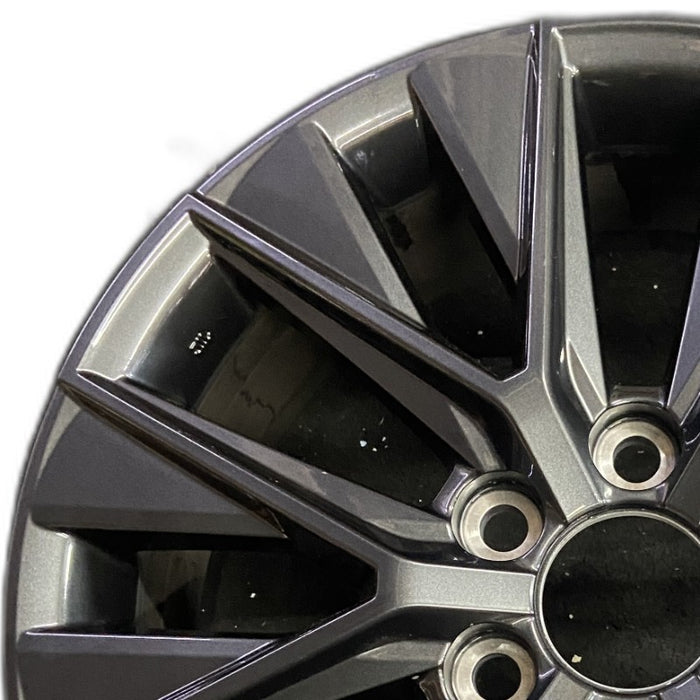 20" GX550 24 20x7.5 alloy dark gray Original OEM Wheel Rim - Angle View