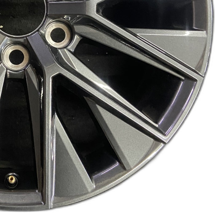 20" GX550 24 20x7.5 alloy dark gray Original OEM Wheel Rim - Close-Up Detail