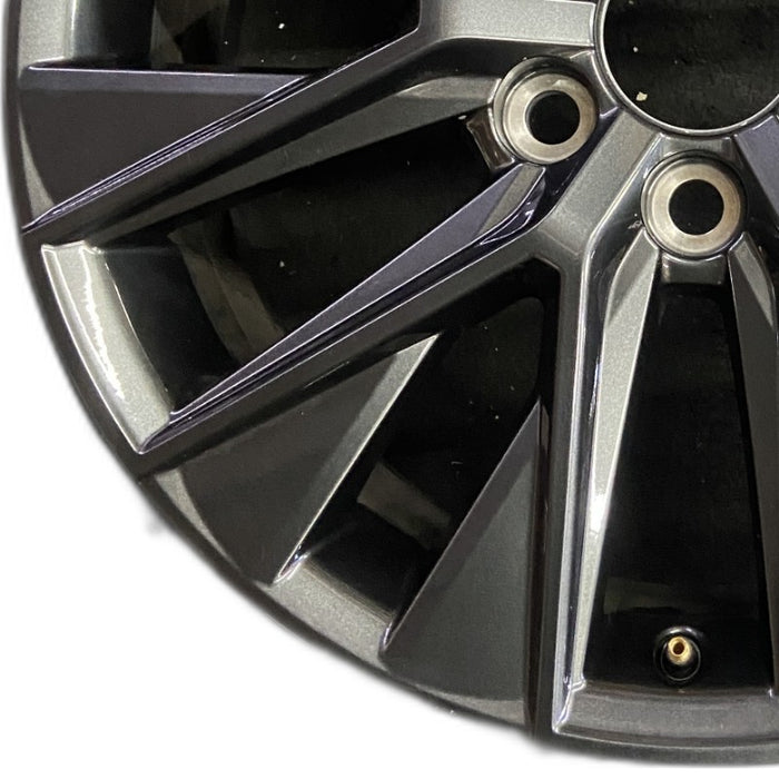 20" GX550 24 20x7.5 alloy dark gray Original OEM Wheel Rim - Back View