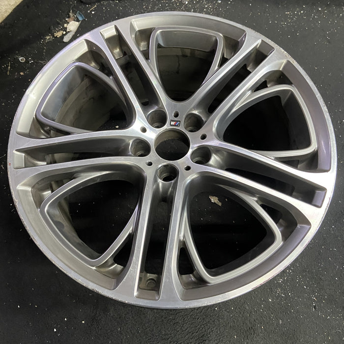21" BMW X5 11-17 21x10 , 20-alternating spoke Original OEM Wheel Rim - Side Profile