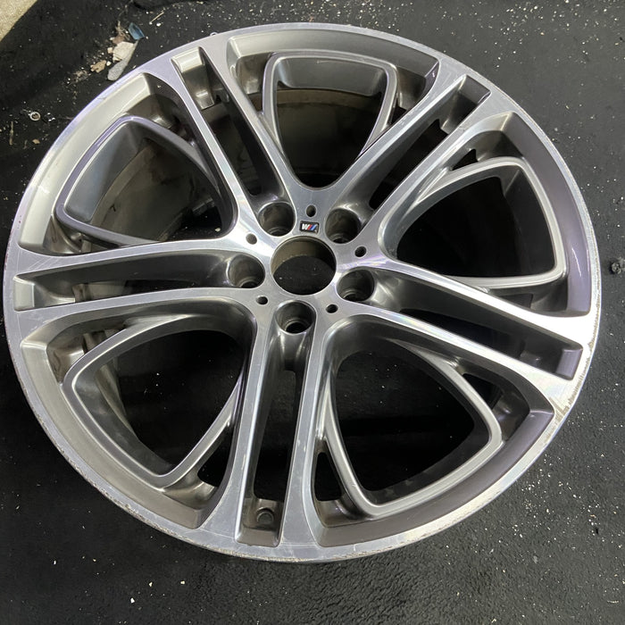 21" BMW X5 11-17 21x10 , 20-alternating spoke Original OEM Wheel Rim - Side Profile