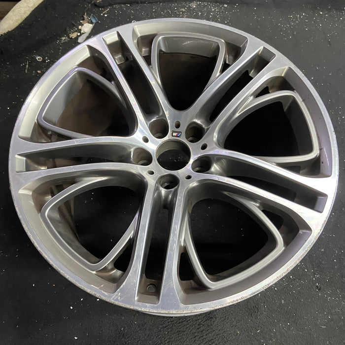 21" BMW X5 11-17 21x11.5 , 20-alternating spoke Original OEM Wheel Rim - Side Profile