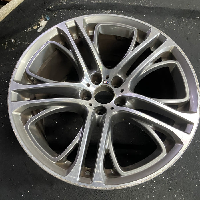 21" BMW X5 11-17 21x11.5 , 20-alternating spoke Original OEM Wheel Rim - Side Profile
