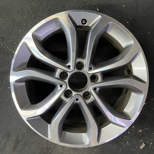 17" MERCEDES C-CLASS 15 205 Type; , C300, 17x7, 10 spoke Original OEM Wheel Rim - Angle View