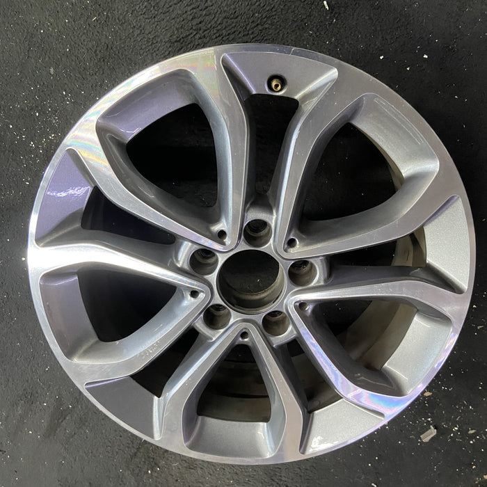 17" MERCEDES C-CLASS 15 205 Type; , C300, 17x7, 10 spoke Original OEM Wheel Rim - Side Profile