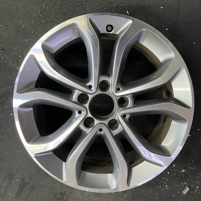 17" MERCEDES C-CLASS 15 205 Type; , C300, 17x7, 10 spoke Original OEM Wheel Rim - Angle View